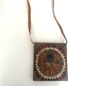 Vintage Feather Purse